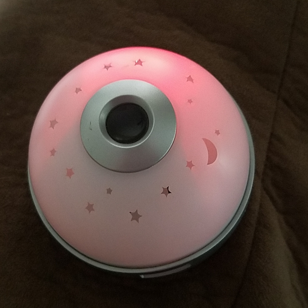 Multi-Colored Night light alarm clock - Picture 2 of 6